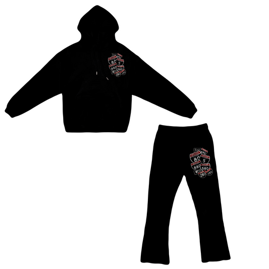 THE BLACK OUT INTERSTATE SWEATSUIT